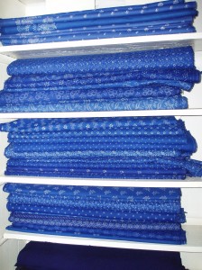 blue dye in meter